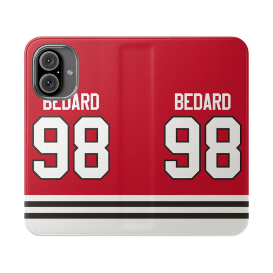 Chicago Blackhawks-Inspired Flip Cover Phone Case