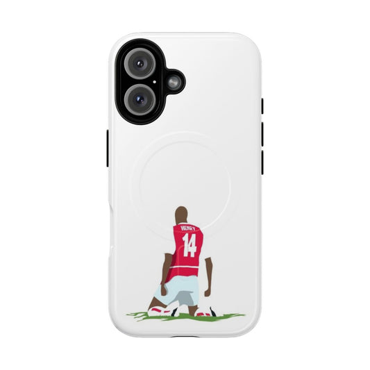 Thierry Henry Celebrating at White Hart Lane - Magnetic Tough Phone Case