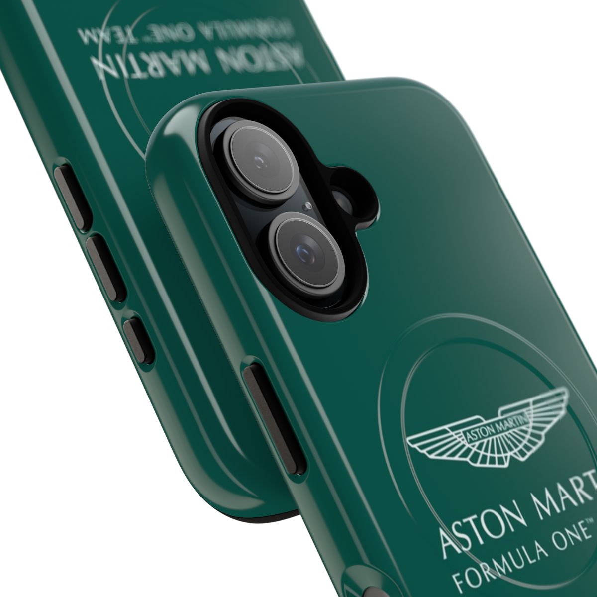 Aston Martin F1 Team Inspired Magnetic Tough Phone Case - Detail