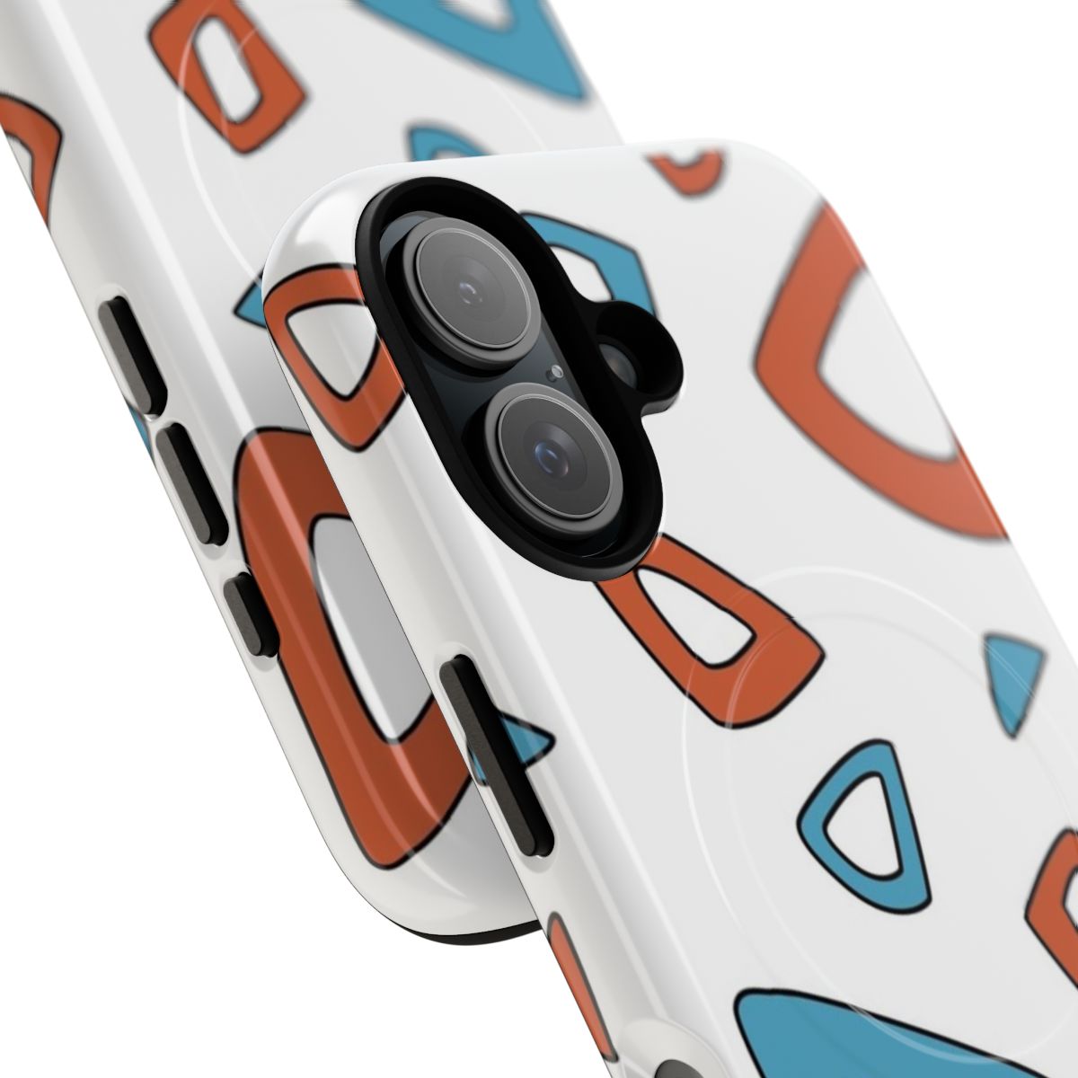 Togepi-patterned magnetic tough phone case with a cute and kawaii design - Detail