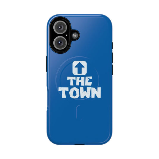 Magnetic tough phone case featuring the Huddersfield Town "Up the Town" smiley face logo