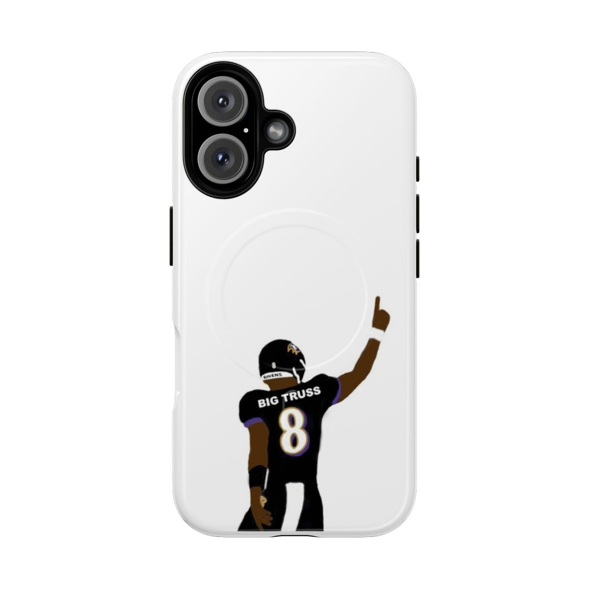 Lamar Jackson Inspired Magnetic Tough Phone Case