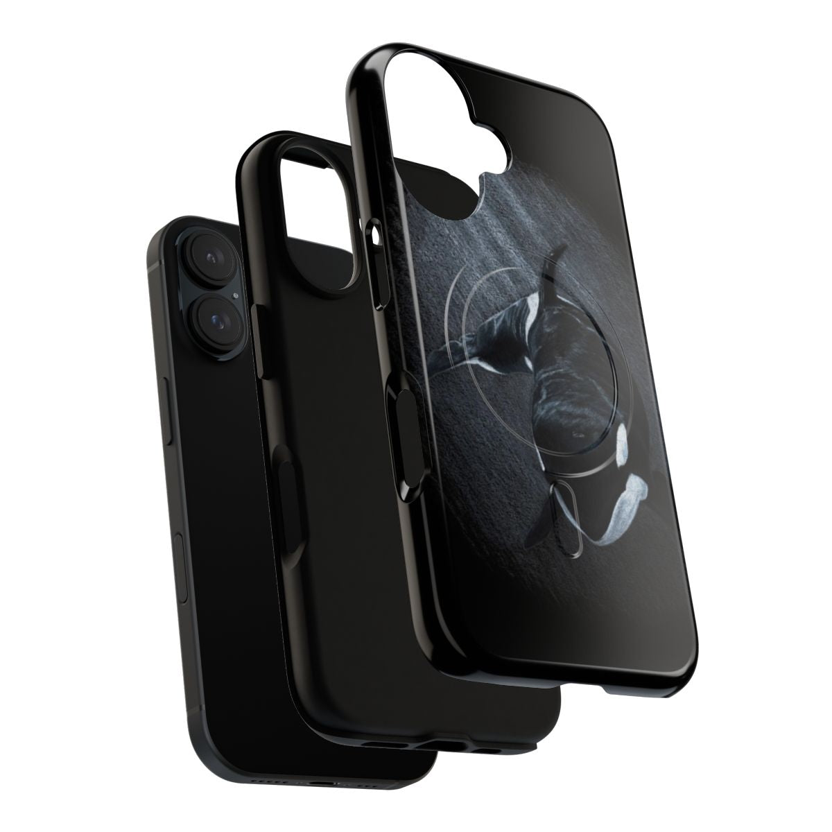 Orca/Killer Whale-Themed Magnetic Tough Phone Case - Layers