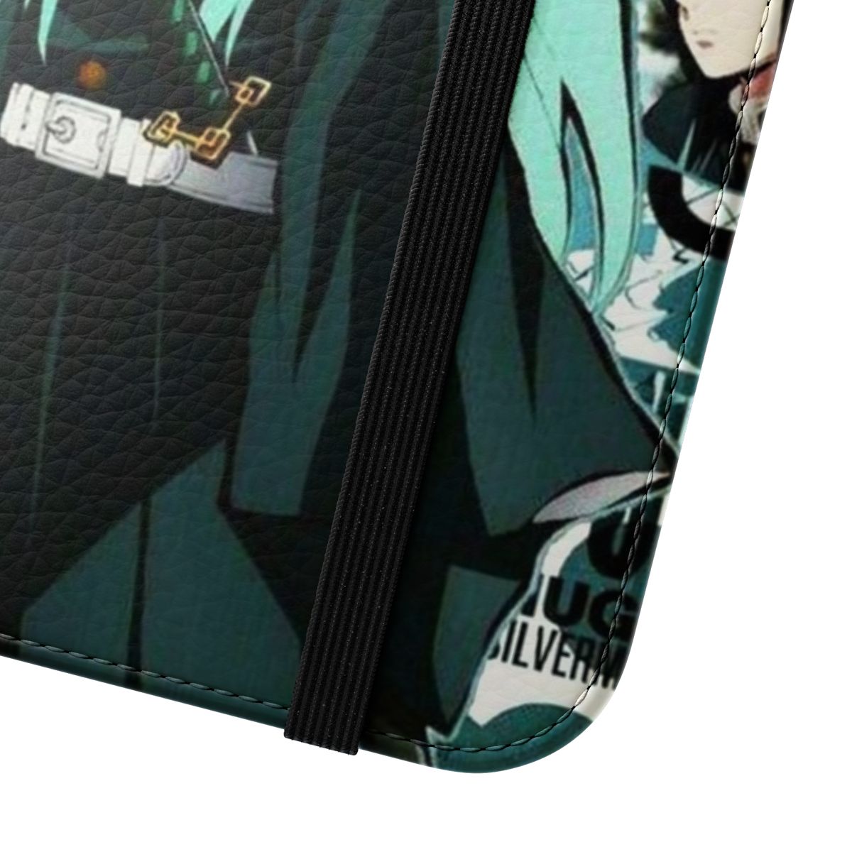 Anime-inspired Muichiro Tokitou flip phone case - Close Up