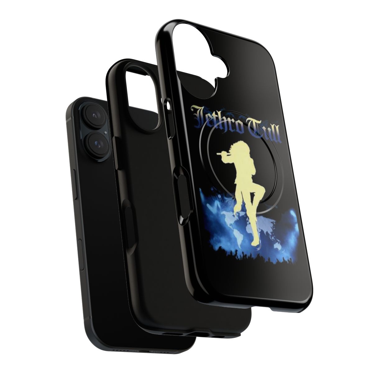 Jethro Tull inspired magnetic tough phone case with the band's iconic logo and imagery - Layers