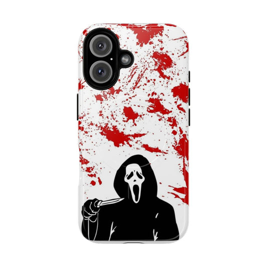 Scream-inspired tough magnetic phone case