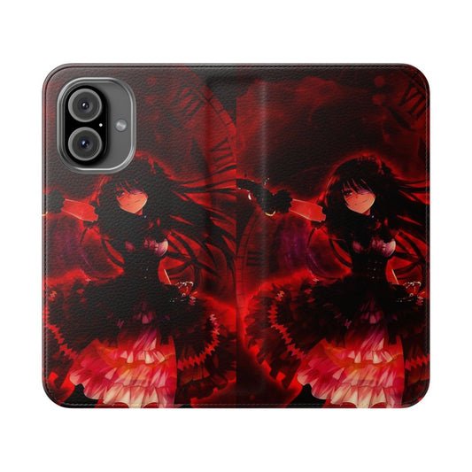 Kurumi Tokisaki Date A Live Anime Flip Cover Phone Case