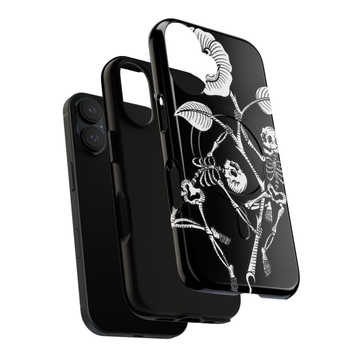 Skeleton Pole Dance Magnetic Tough Phone Case - Layers