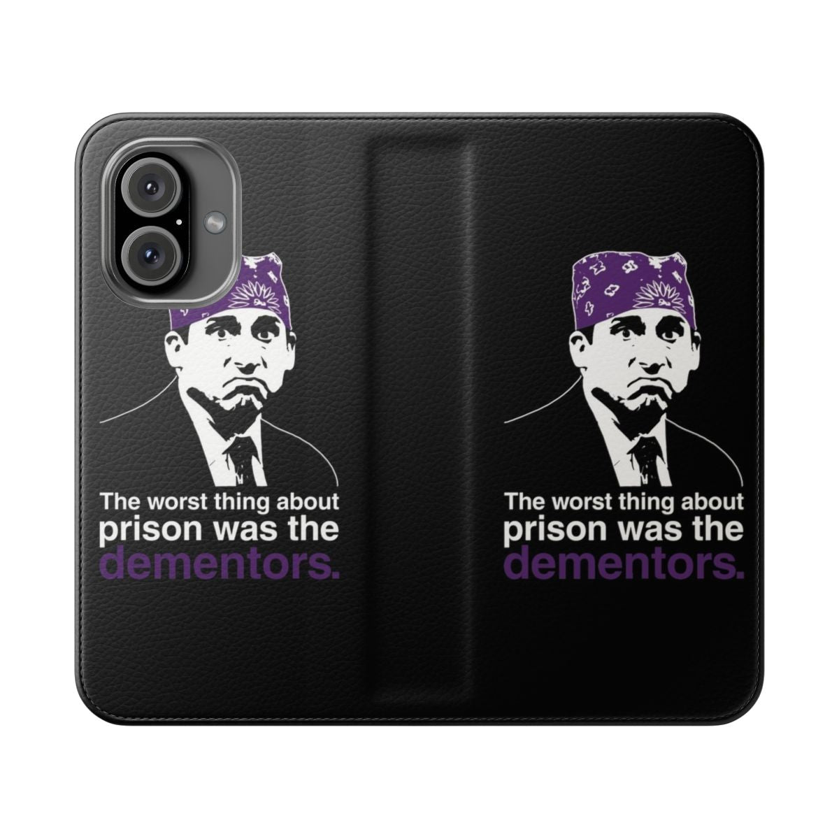 Phone case featuring characters from the popular TV show The Office