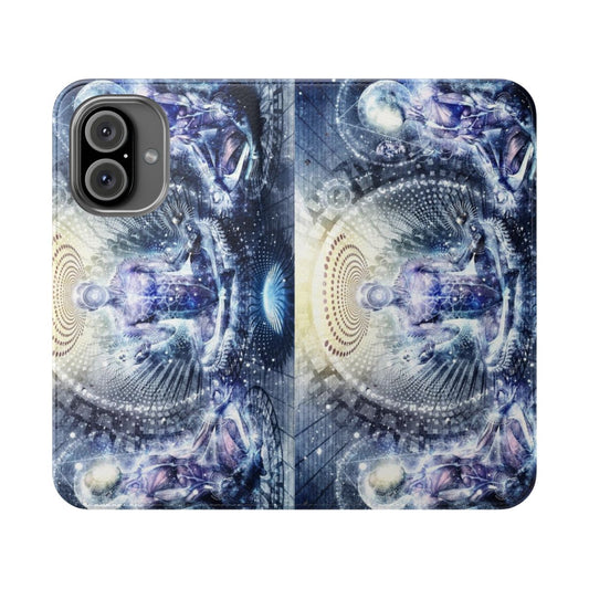 Visionary trippy psychedelic phone case with beautiful artwork of "Awake" design