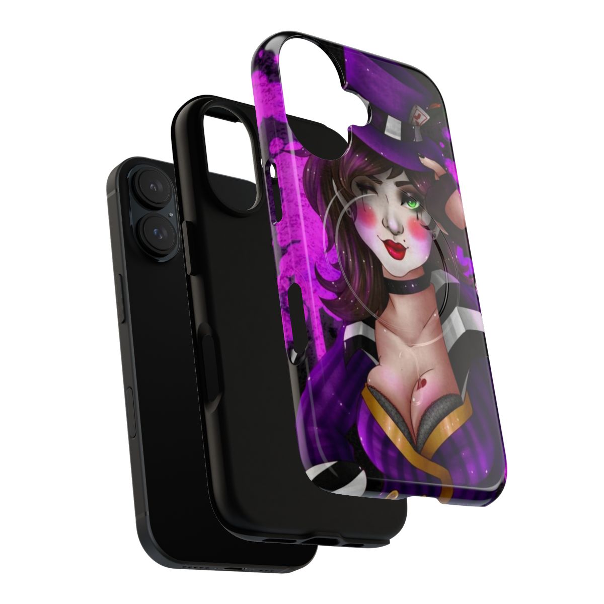 Miss Moxxi-inspired phone case with bold colors and unique design - Layers