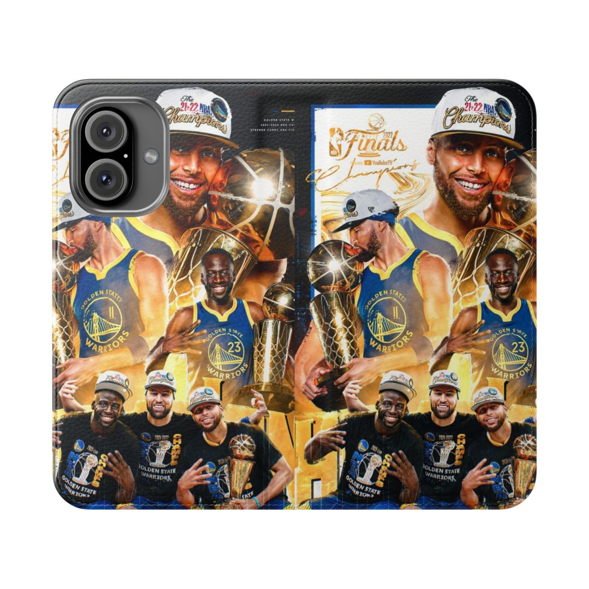 Golden State Warriors 2022 NBA Champions Themed Flip Cover Phone Case