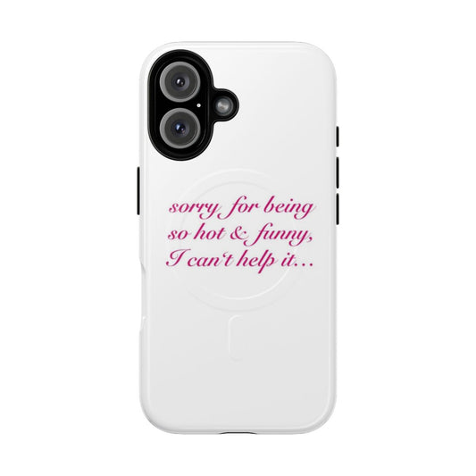 Y2K-inspired magnetic protective phone case with a fun, girly design