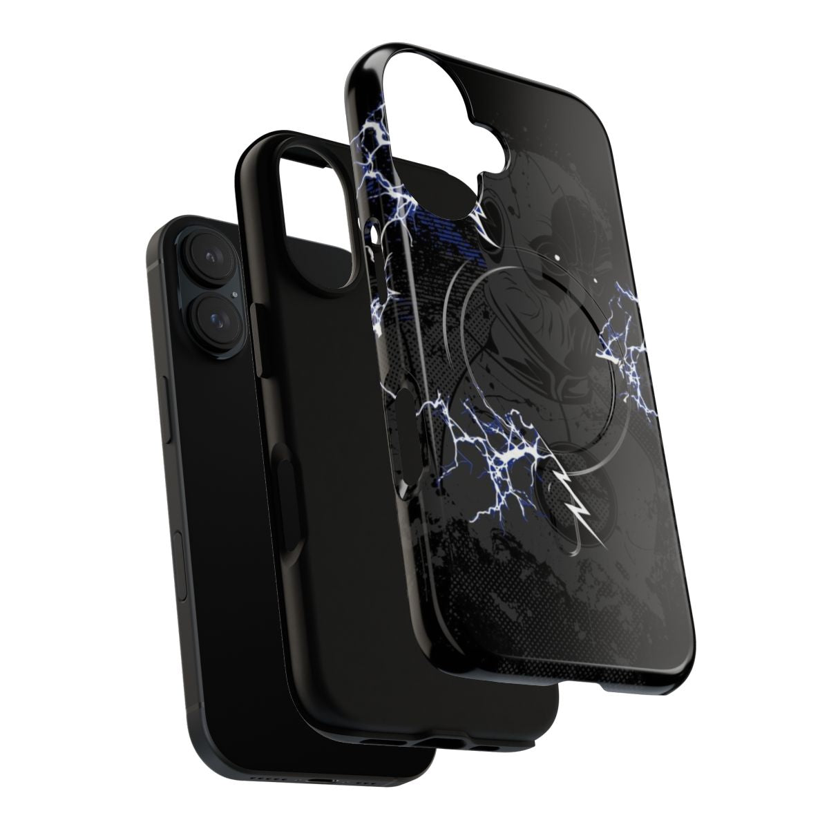 Superhero Magnetic Tough Phone Case featuring the Flash - Layers