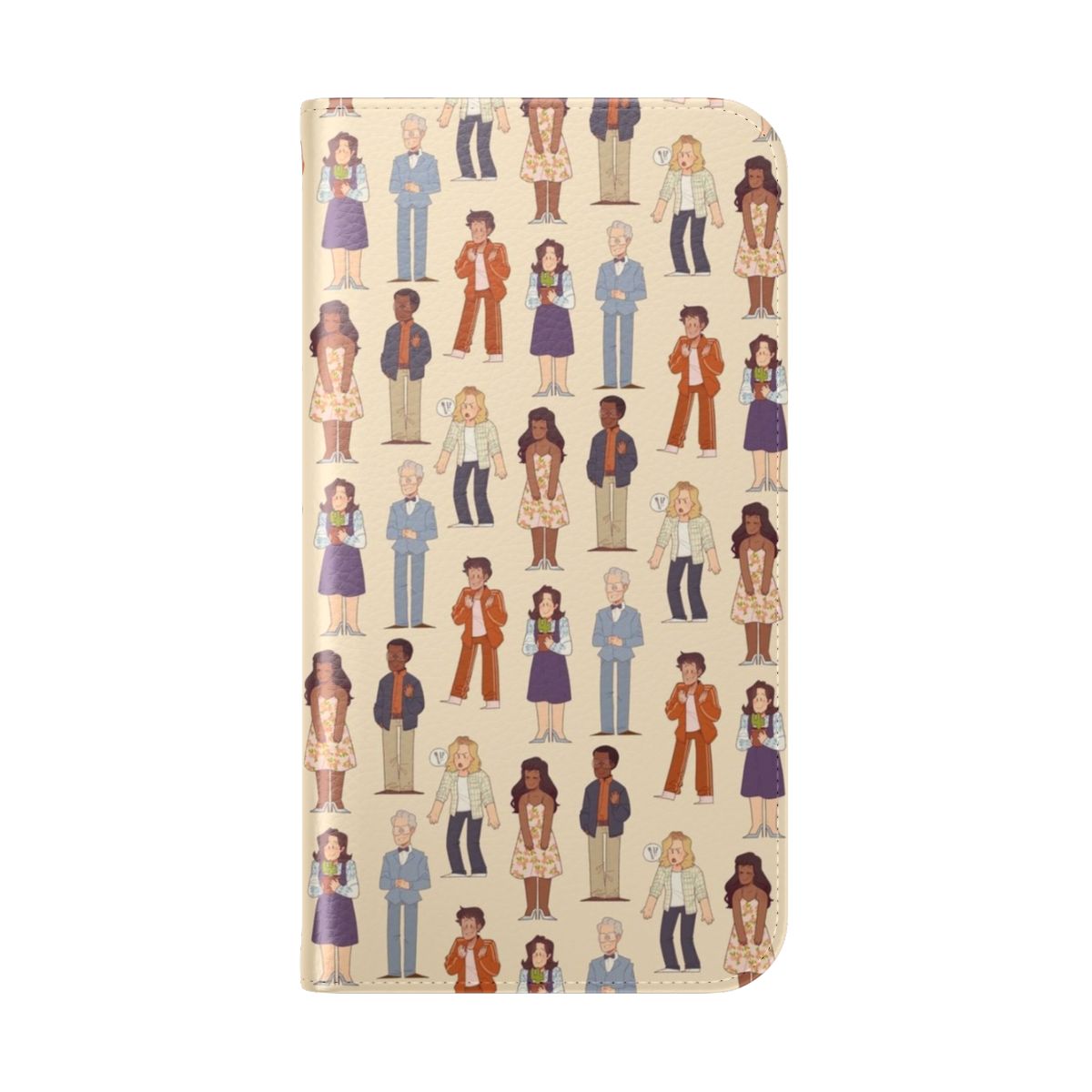 Flip cover phone case featuring "The Good Place" design - Folded Back