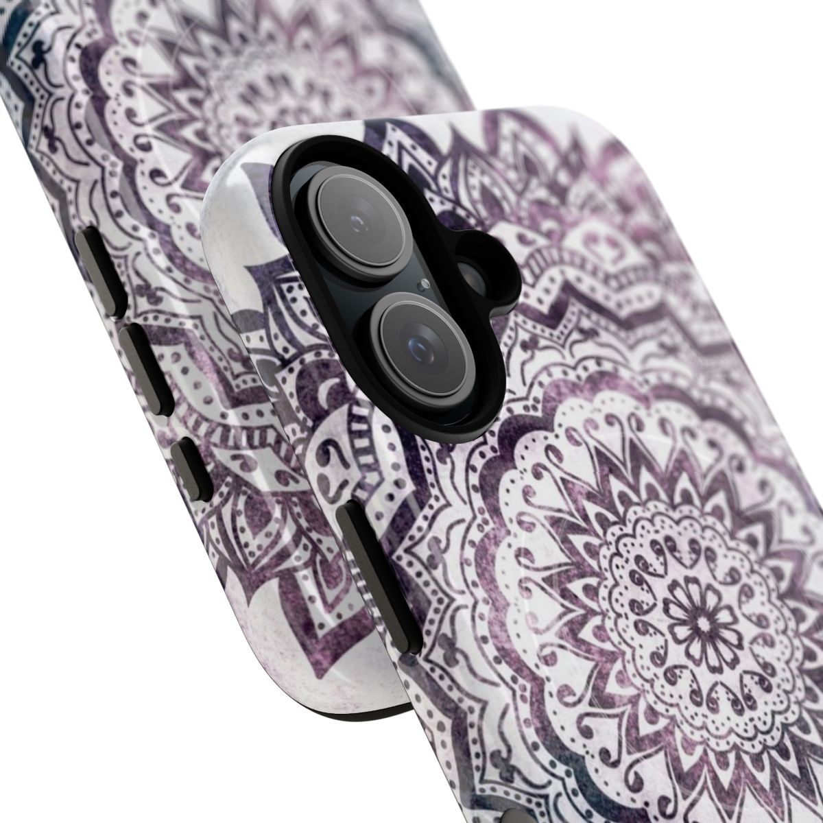 Boho Mandala Galaxy Pattern Magnetic Tough Phone Case - Detail