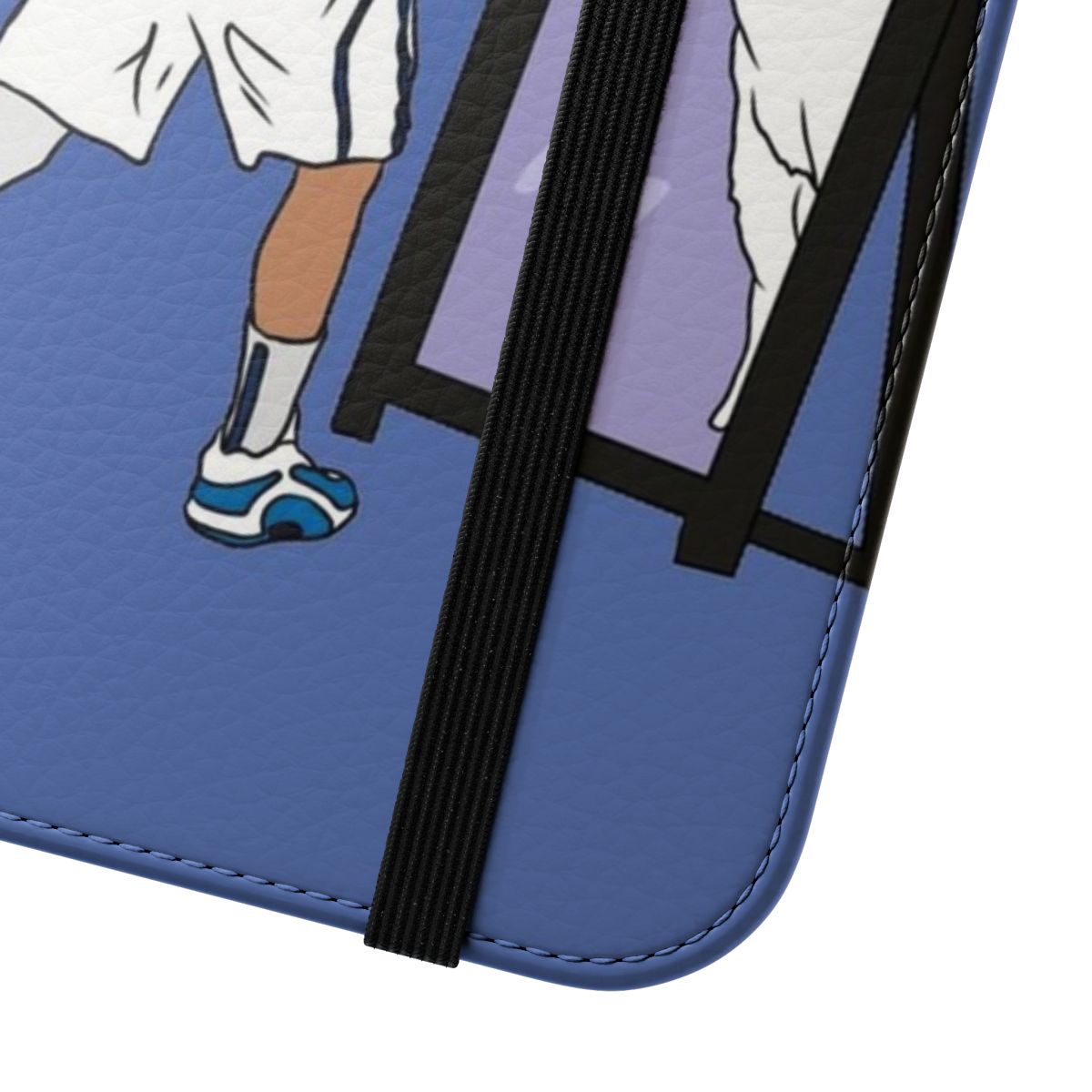 Luka Doncic-inspired flip phone case with mirrored design - Close Up