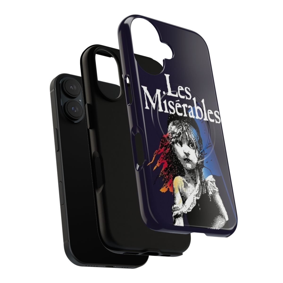 Magnetic tough phone case featuring a classic Les Misérables design - Layers