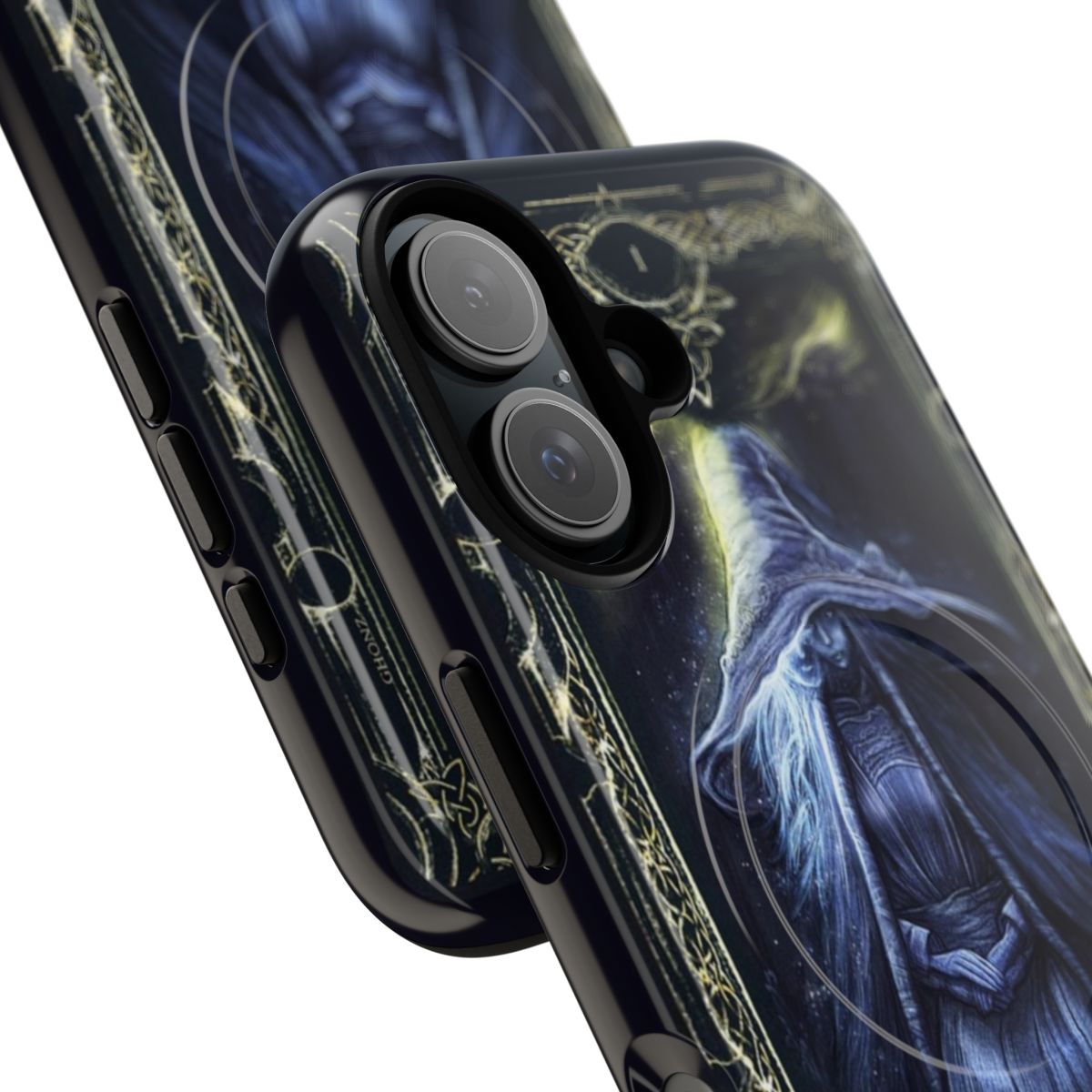 Elden Ring-inspired phone case with magnetic closure and tough design - Detail