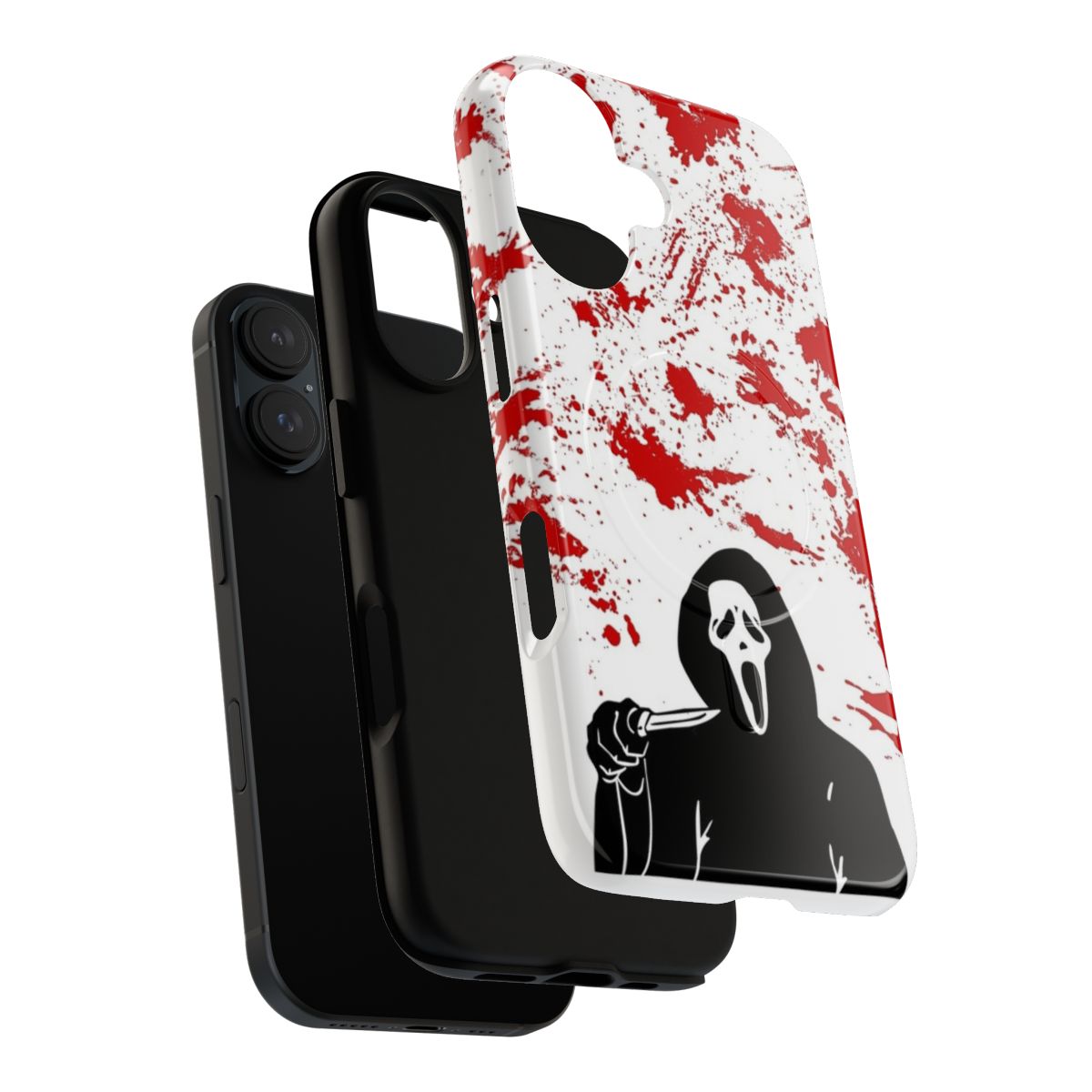 Scream-inspired tough magnetic phone case - Layers