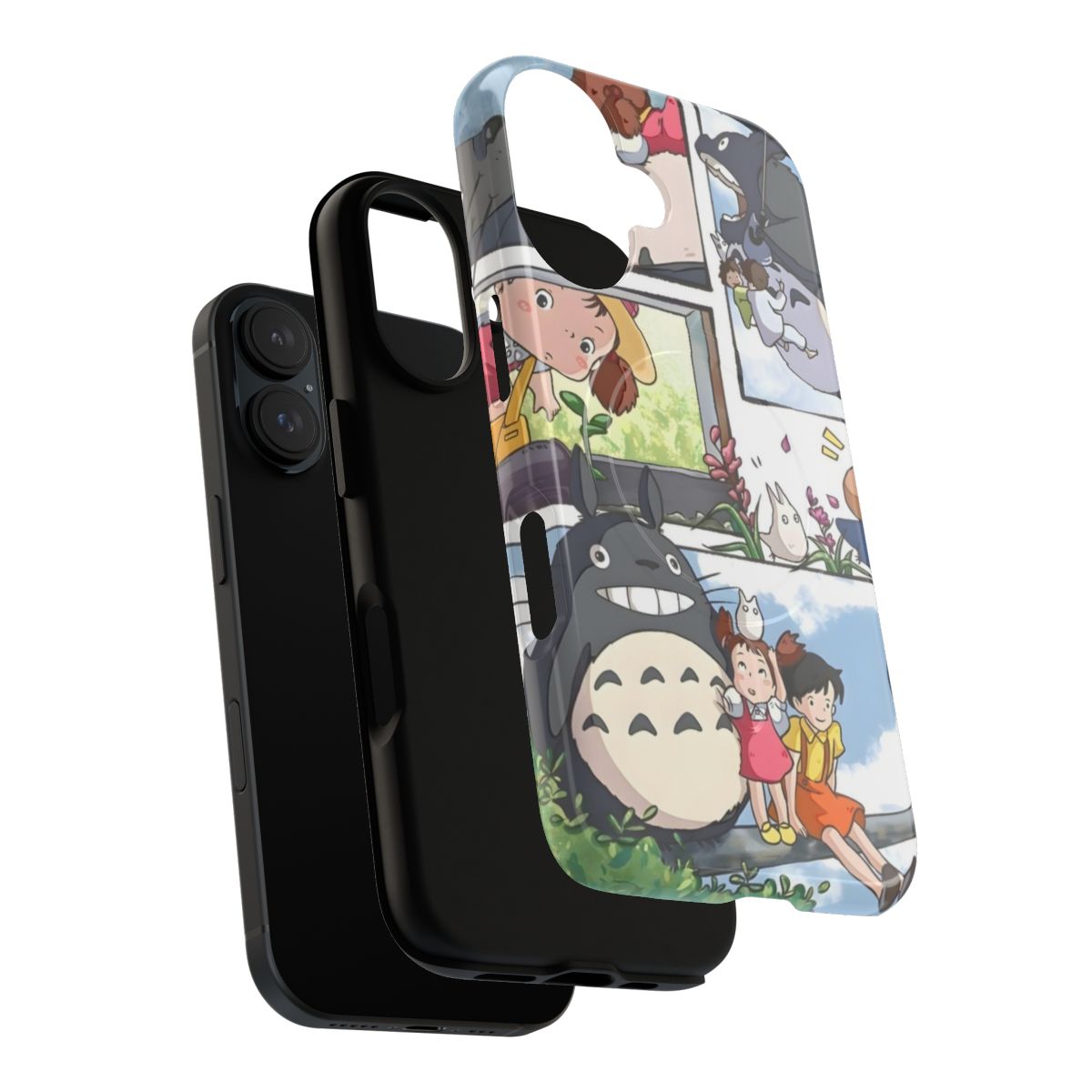 Kawaii and cute art monster design on a magnetic phone case - Layers