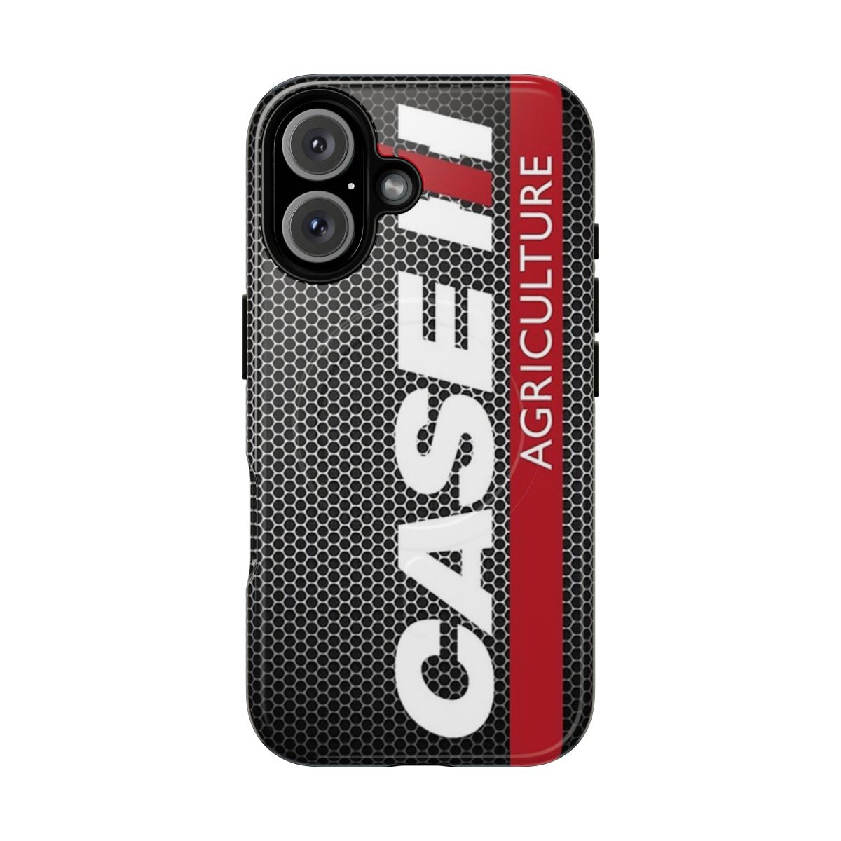 Durable magnetic phone case featuring an IH tractor diesel logo design