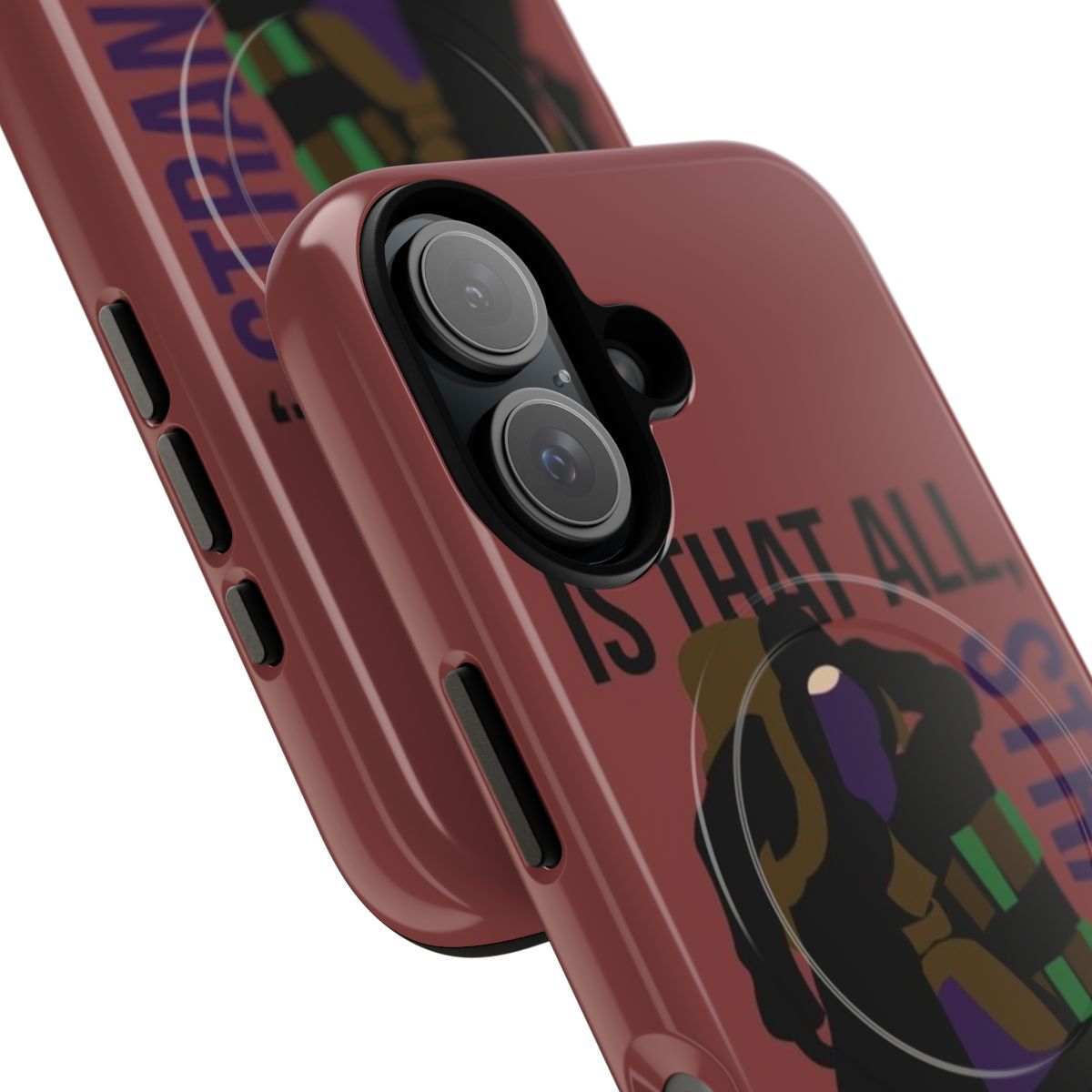 Magnetic tough phone case with Resident Evil 4 inspired design - Detail