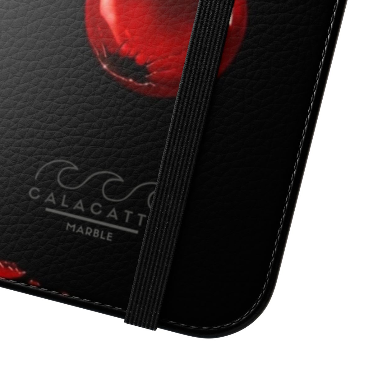 Stylish flip cover phone case for mobile devices - Close Up