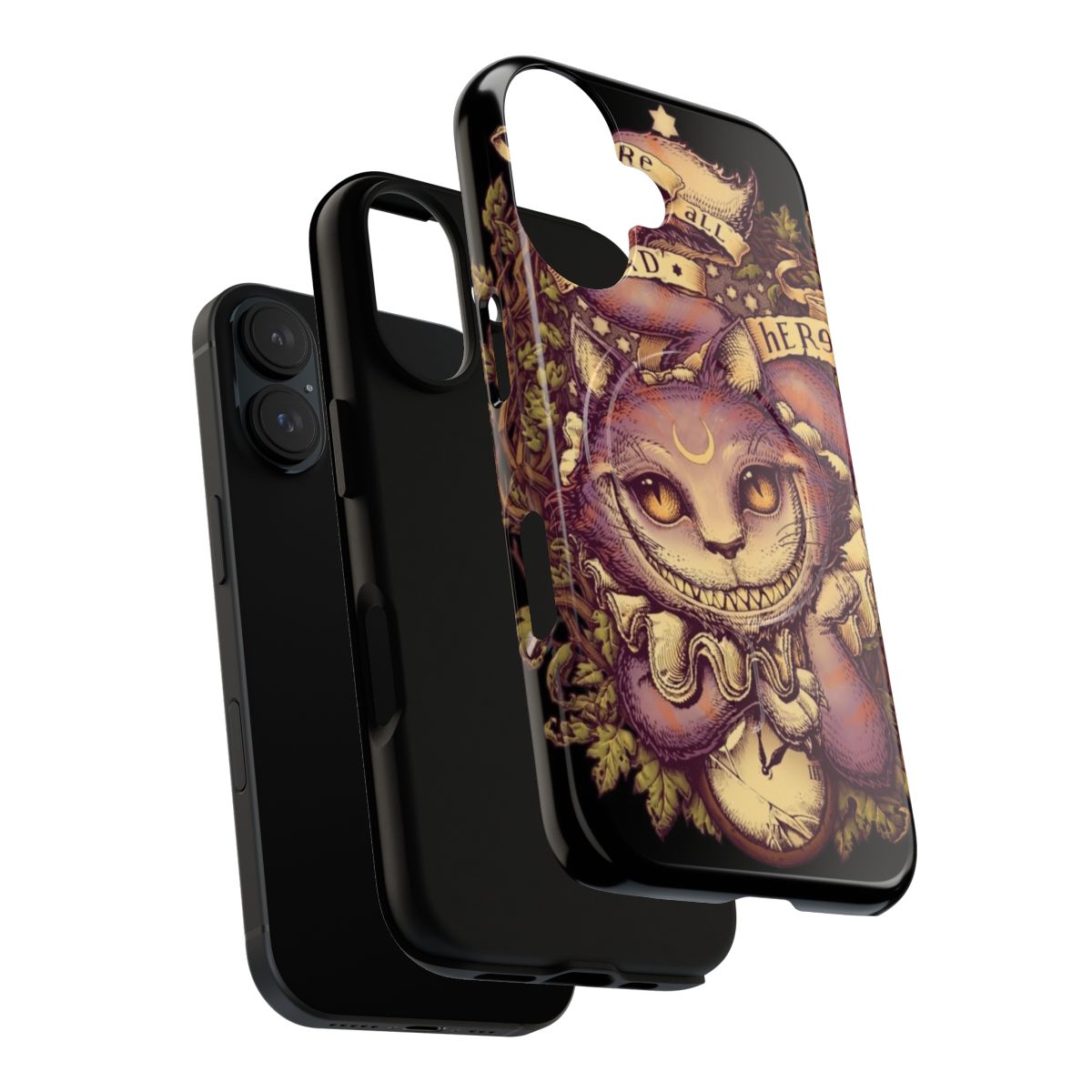 Cheshire Cat Inspired Magnetic Tough Phone Case - Layers