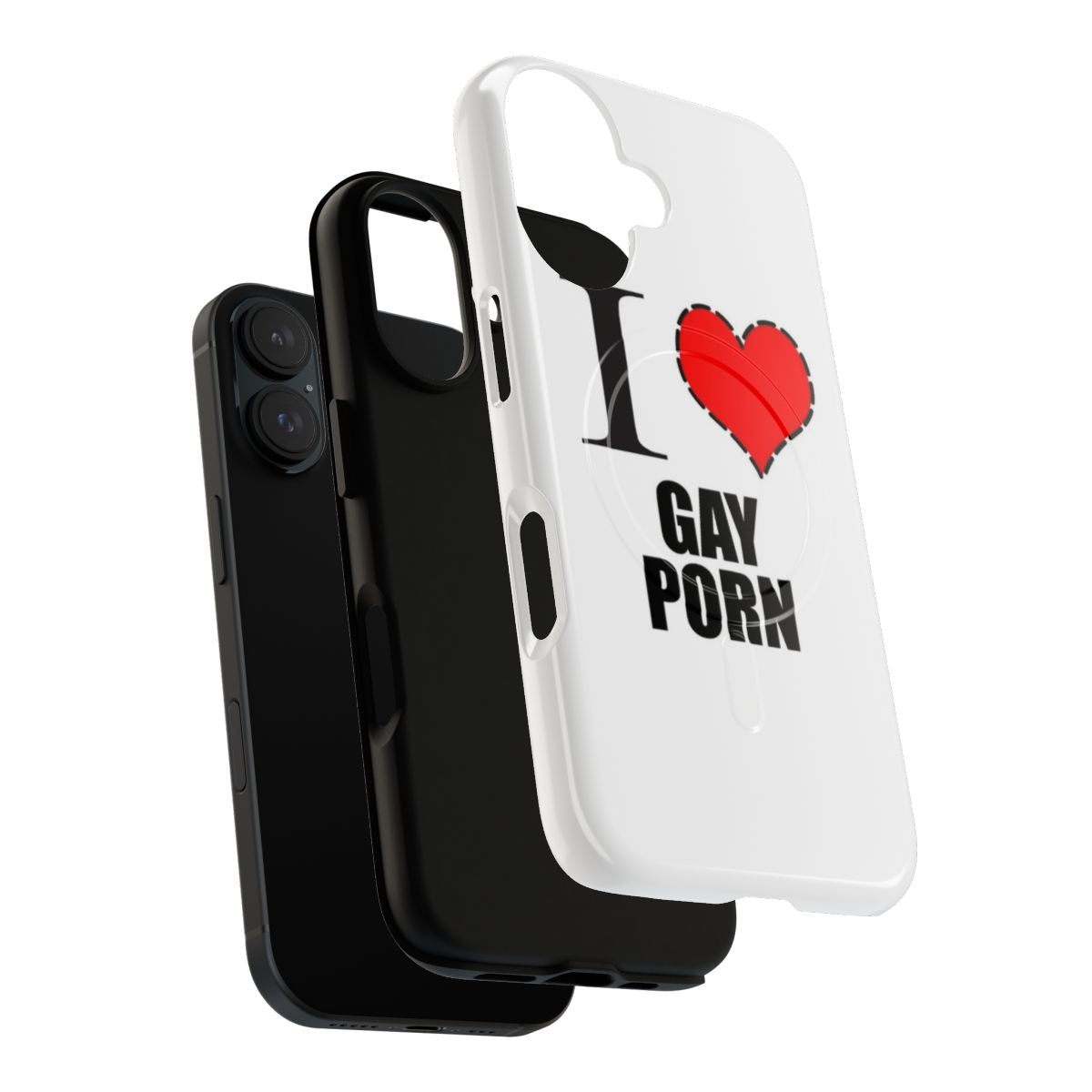 Customizable Funny Magnetic Phone Case with a quirky design - Layers