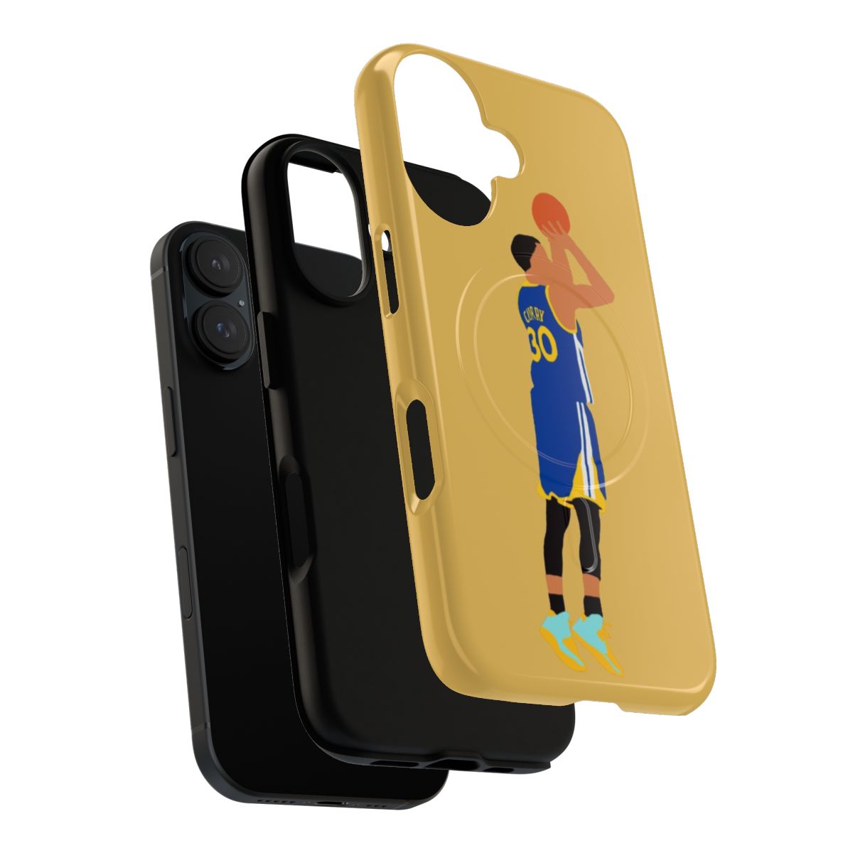 Magnetic tough phone case featuring Stephen Curry's iconic jumpshot - Layers