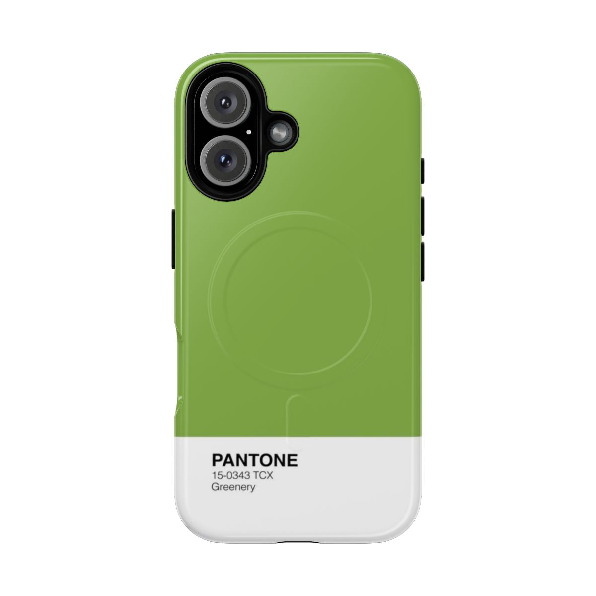 Pantone-inspired Greenery Magnetic Tough Phone Case with High Resolution 1000PPI