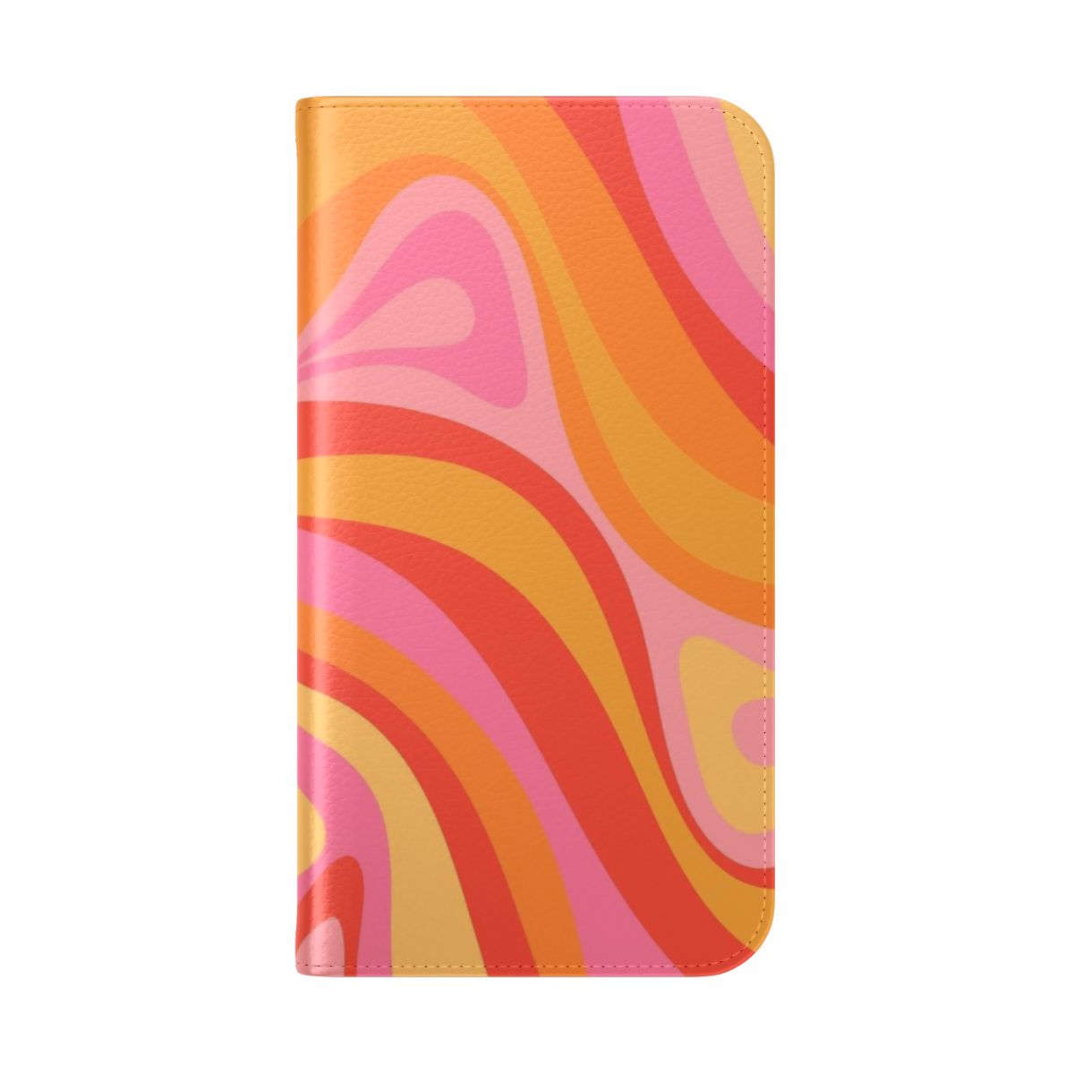 Colorful retro abstract pattern phone case - Folded Back