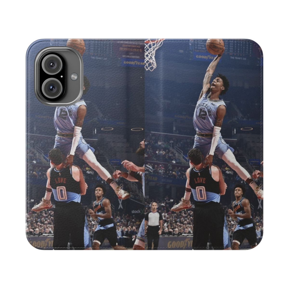 Vertical Beast Flip Cover Phone Case featuring Ja Morant