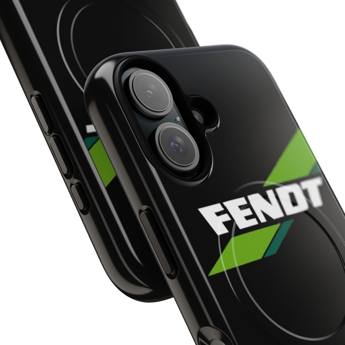 Fendt tractor-themed magnetic phone case - Detail