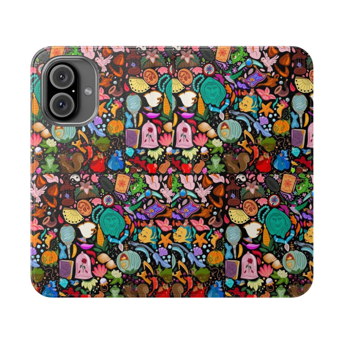 Magical Princess-Inspired Black Phone Case Cover