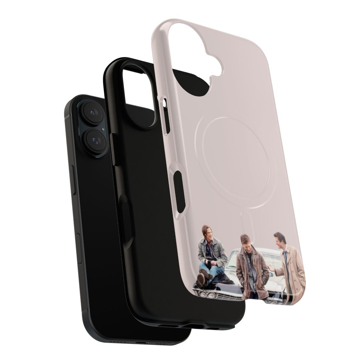 Magnetic and tough phone case with supernatural-inspired design - Layers