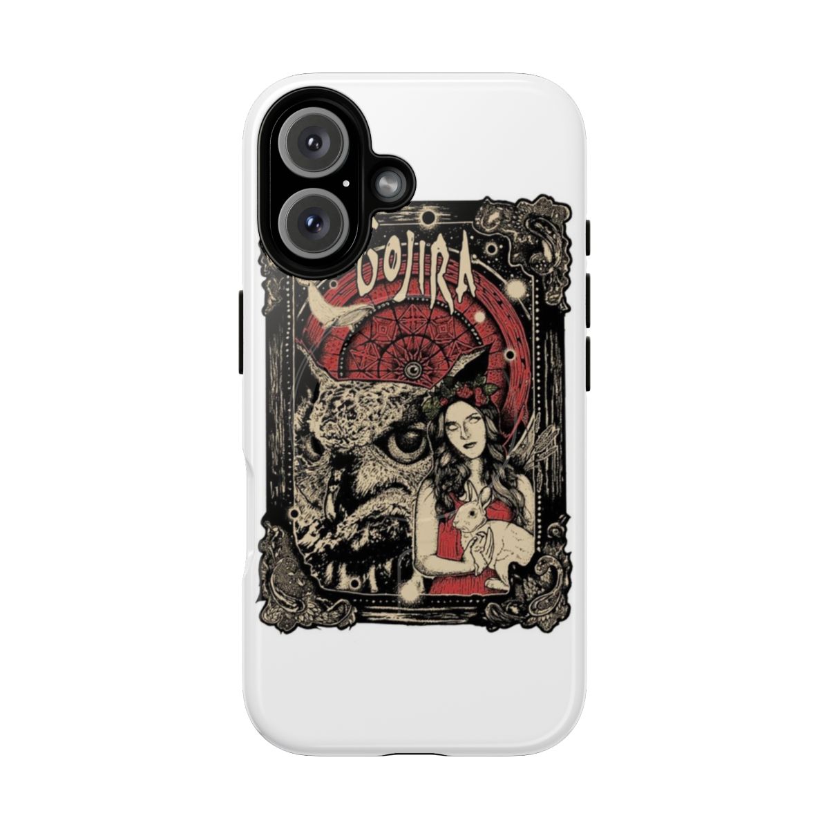 Magnetic tough phone case featuring Gojira band logo and artwork