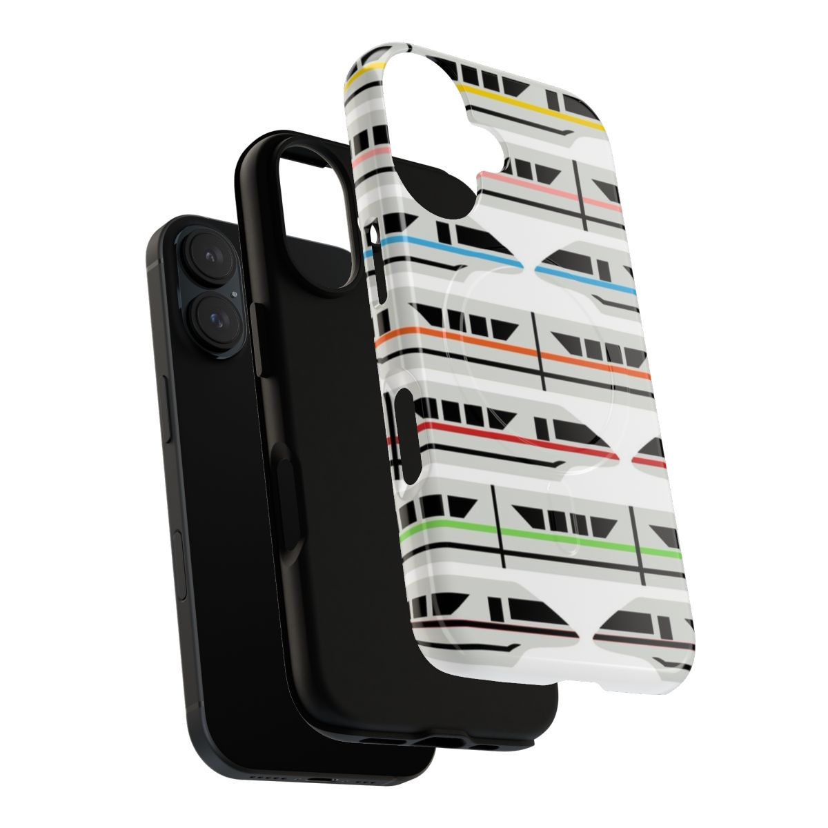 Durable magnetic tough phone case with Disney-inspired design - Layers