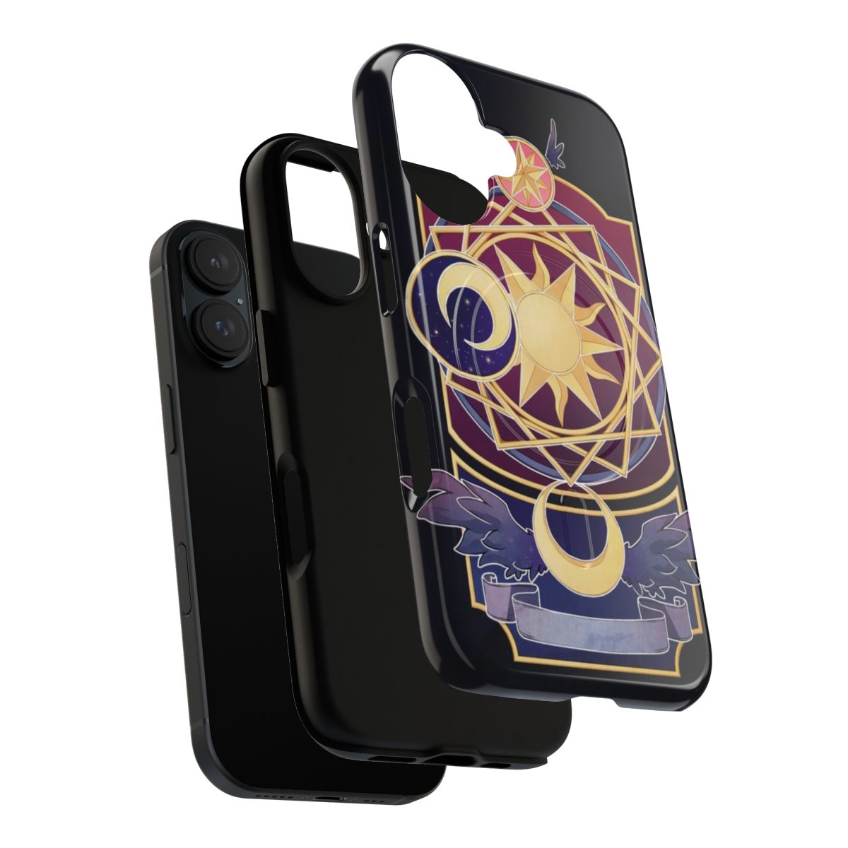 Cardcaptor Sakura inspired phone case with magic circle design - Layers