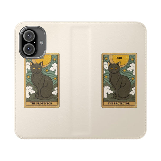 Enchanting cat-themed protective phone case