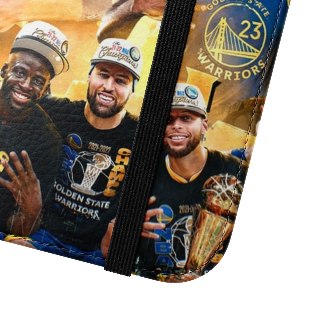 Golden State Warriors 2022 NBA Champions Themed Flip Cover Phone Case - Close Up