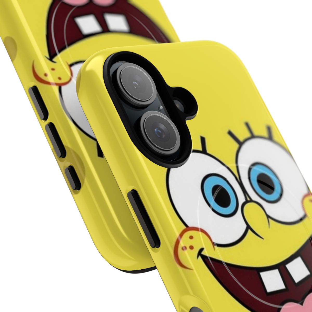 Colorful Spongebob-themed magnetic tough phone case - Detail