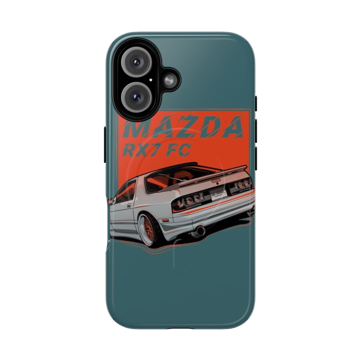 Mazda RX7 FC3S custom phone case with graphic design