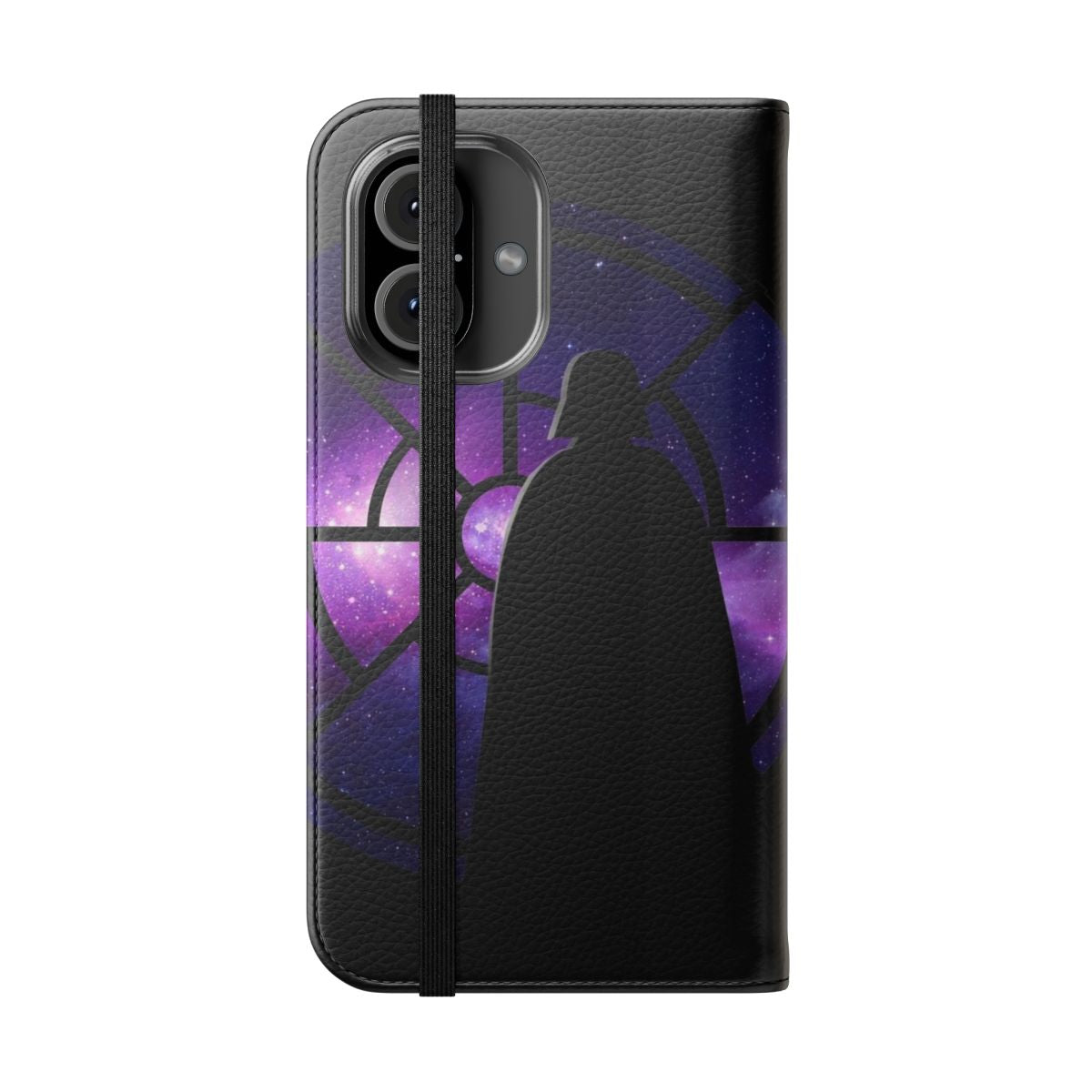 Sleepless Night Sci-Fi Phone Case featuring Darth Vader and the Star Wars Universe - Folded Front