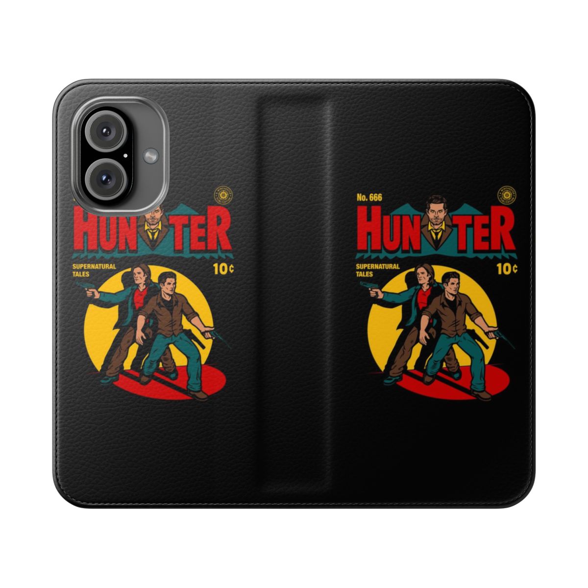 Supernatural-inspired comic book-style phone case cover