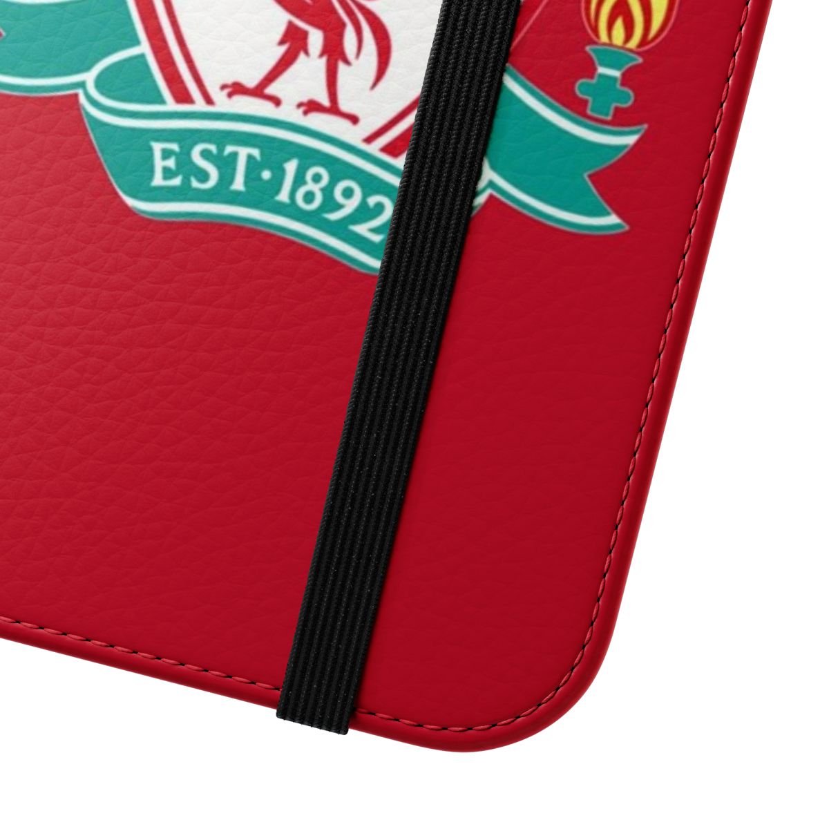 Liverpool FC inspired phone case featuring the club's logo and popular players - Close Up