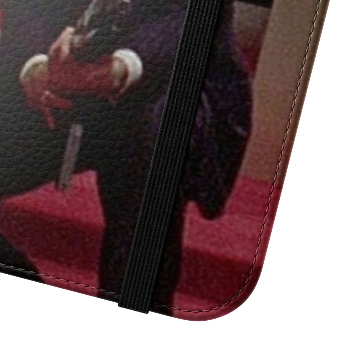 Classic '80s Scarface-Inspired Flip Phone Case - Close Up