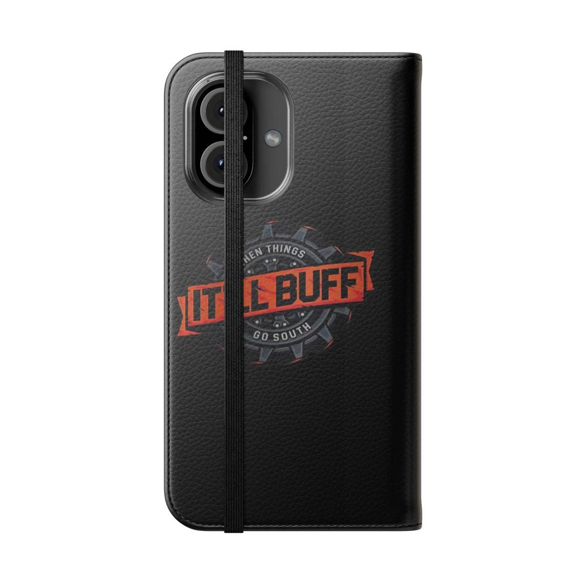 "Braydon Price 'It'll Buff' inspired phone case with customizable design" - Folded Front