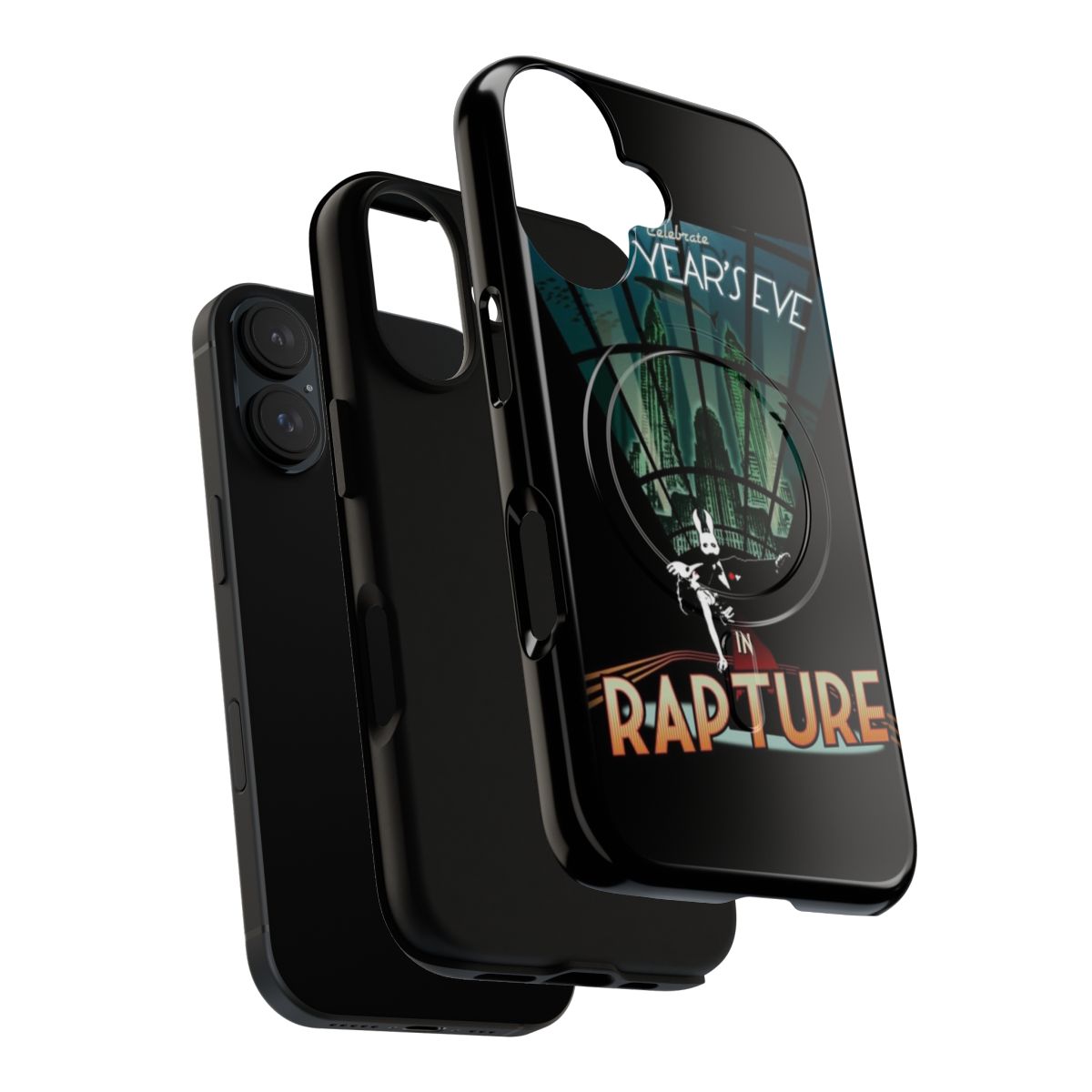 Bioshock Rapture-inspired magnetic tough phone case - Layers